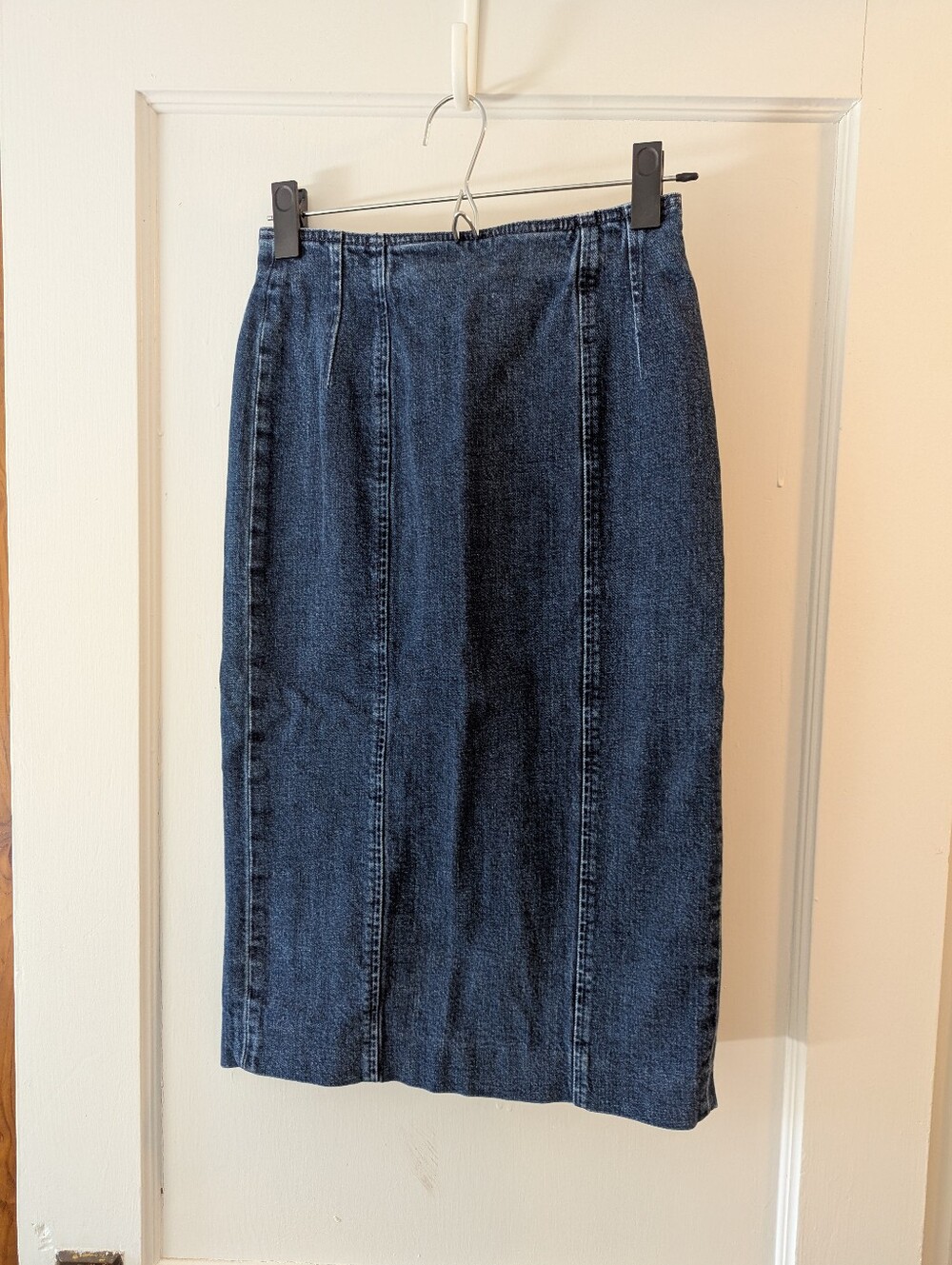 J Crew Denim Midi Pencil Skirt